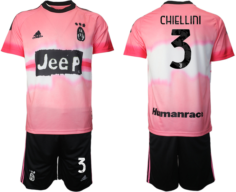 Men 2021 Juventus adidas Human Race #3 soccer jerseys->juventus jersey->Soccer Club Jersey